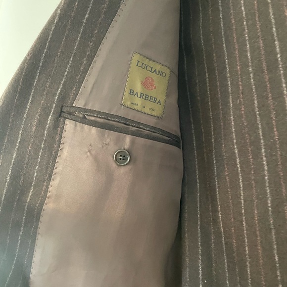 [Luciano barbera] wool & cashmere mens suit - Picture 5 of 8